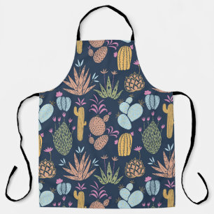 Cactus Charm: Colourful Vintage Floral Apron