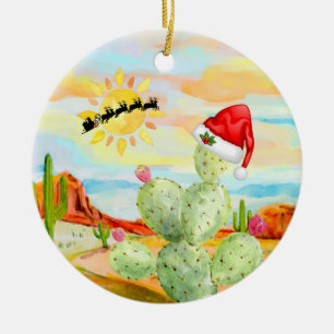 Cactus Christmas Ornament