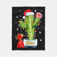 Cactus Christmas Sweater Lights Santa Xmas Plant L