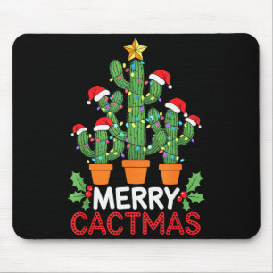 Cactus Christmas Tree Funny Merry Cactmas Cactus M Mouse Mat