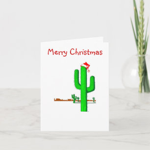 Cactus Christmas Tree - Note Card