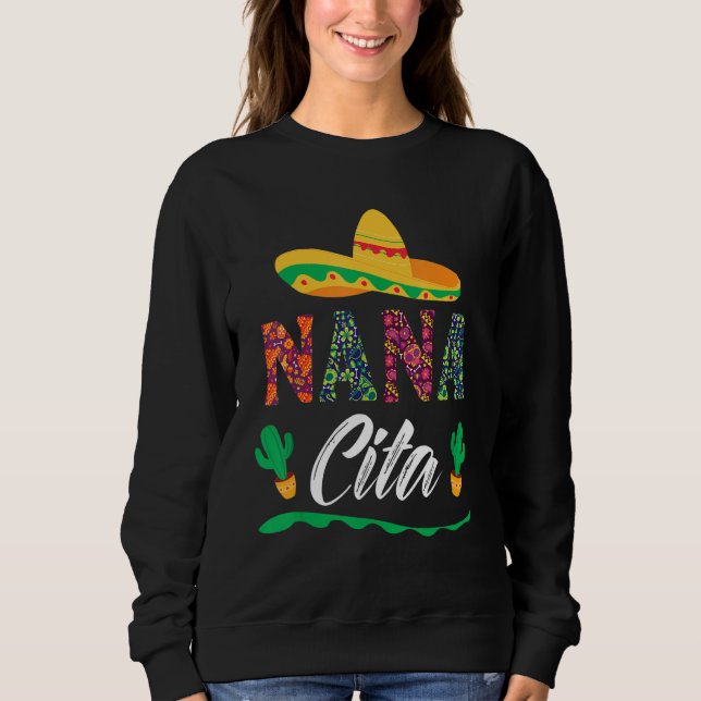 Cactus Cinco De Mayo Costume Mexican Nacho Average Sweatshirt (Front)