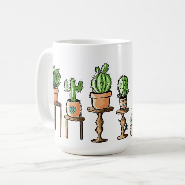 Cactus Coffee Mug (Front Left)