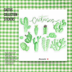 Cactus Collection Stickers