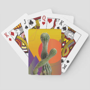 Cactus, Colorful Art  Classic Playing Cards