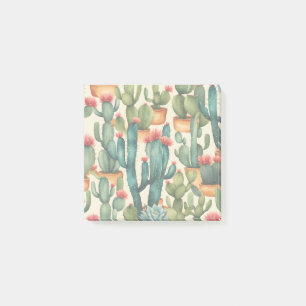 Cactus Colourful Watercolor art  Post-it Notes