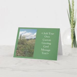 Cactus Colouring Desert Greeting Card or Note Card