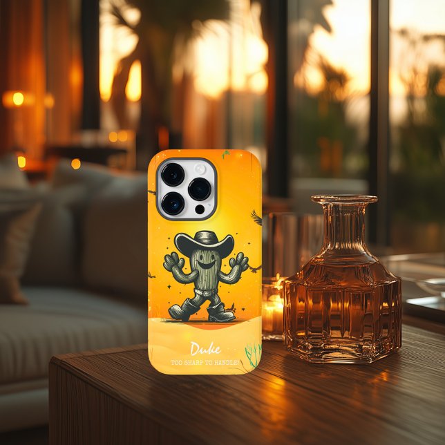 Cactus Cowboy - Western Charm & Cool Vibes Case-Mate iPhone Case (Creator Uploaded)