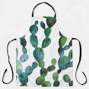 Cactus Craze: Tropical Watercolor Trend Apron