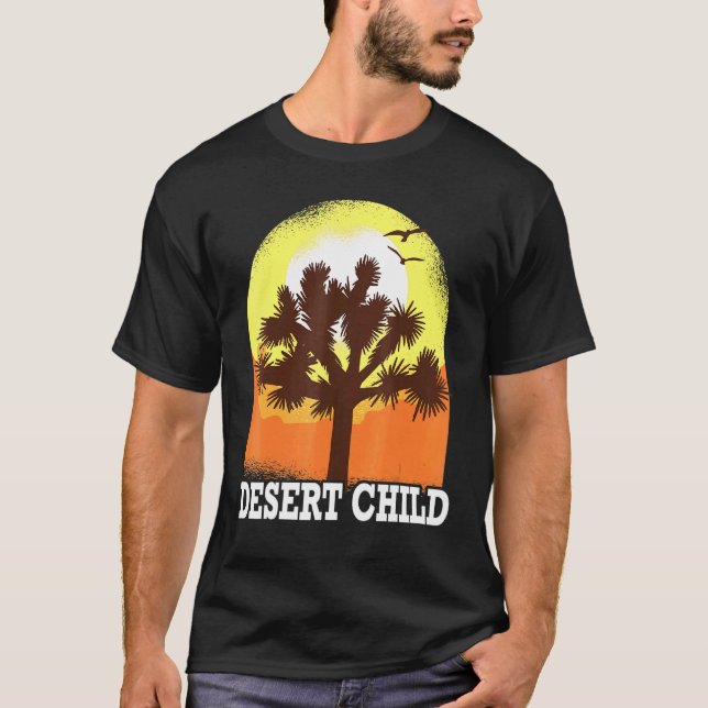 Cactus Desert Child Mojave Environmentalist Hiker T-Shirt (Front)