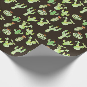 Cactus Desert Child Wrapping Paper