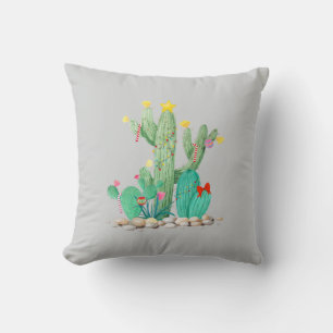 Cactus Desert Holiday Christmas Southwest Decor Th Cushion