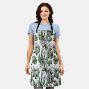 Cactus Desert Pattern Apron
