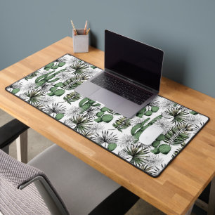 Cactus Desert Pattern Desk Mat