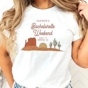 Cactus Desert Themed Bachelorette Party T-Shirt