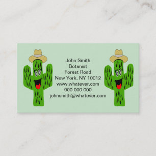 Cactus Design Business Card