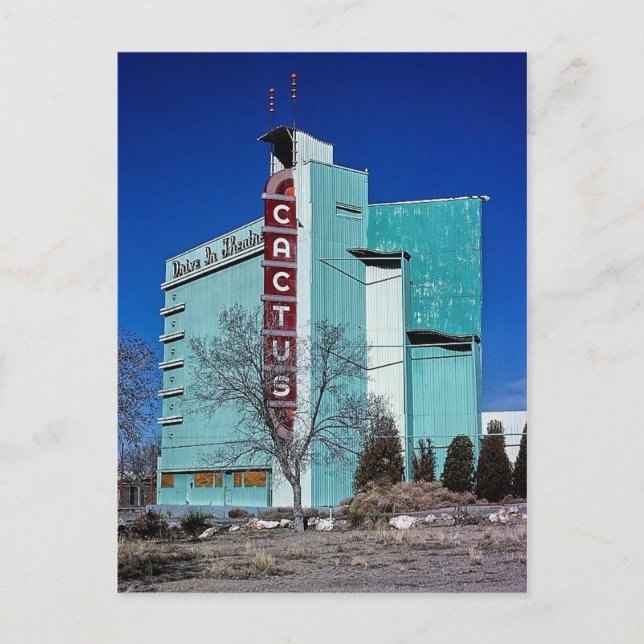 Cactus Drive-In Theatre, Albuquerque, New Mexico Postcard (Front)