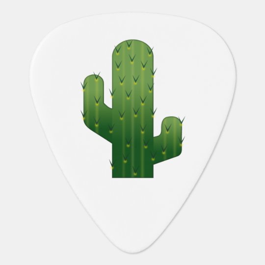 Cactus Emoji Guitar Pick Zazzle.co.uk