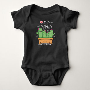 cactus family baby bodysuit