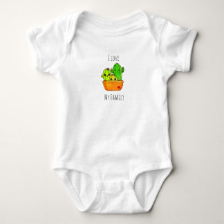 Cactus Family Baby Bodysuit