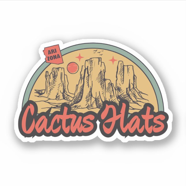 Cactus Flats, Arizona  (Front)