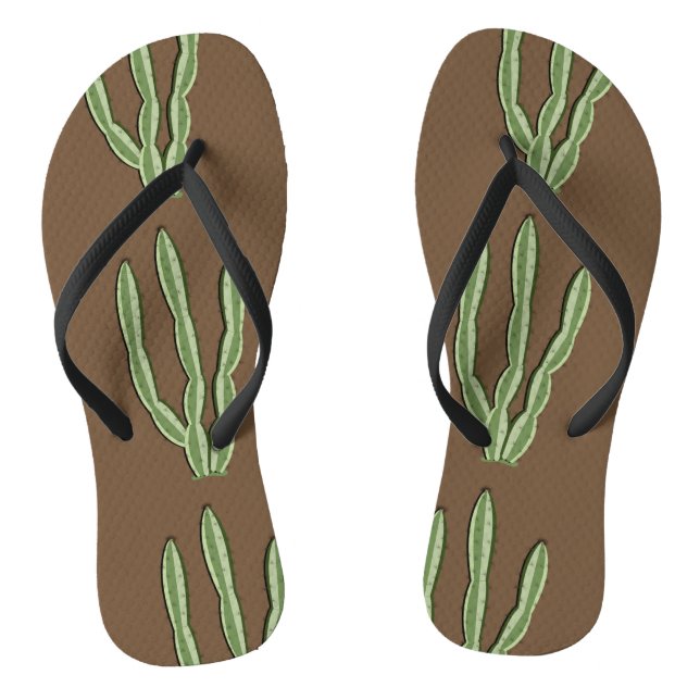 Cactus Flip Flops (Footbed)