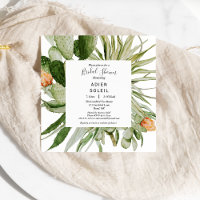 Cactus Floral Desert Square Bridal Shower