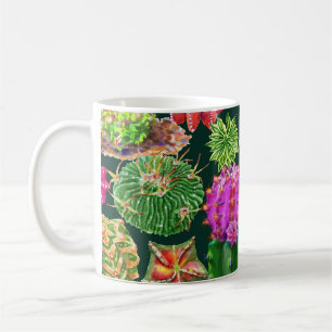 Cactus Floral Watercolor Seamless Pattern Coffee Mug