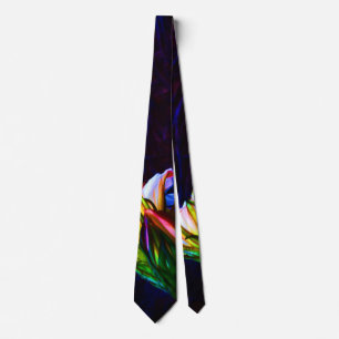 “Cactus Flower At Sunset #85” Tie