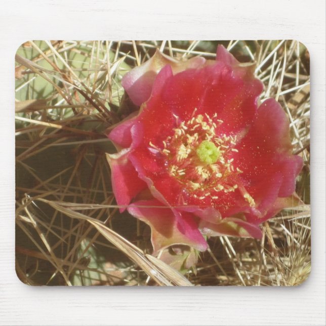 Cactus Flower Mouse Mat (Front)