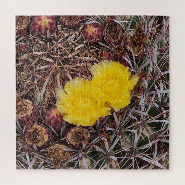 Cactus Flower Photo Jigsaw Puzzle (Vertical)