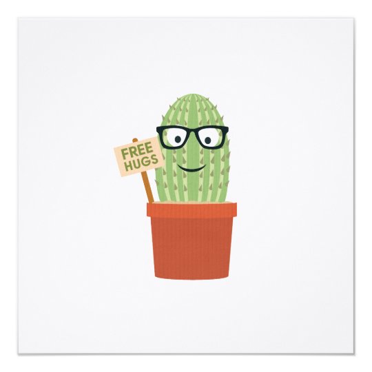 Cactus free hugs card