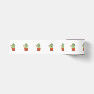 Cactus free hugs grosgrain ribbon