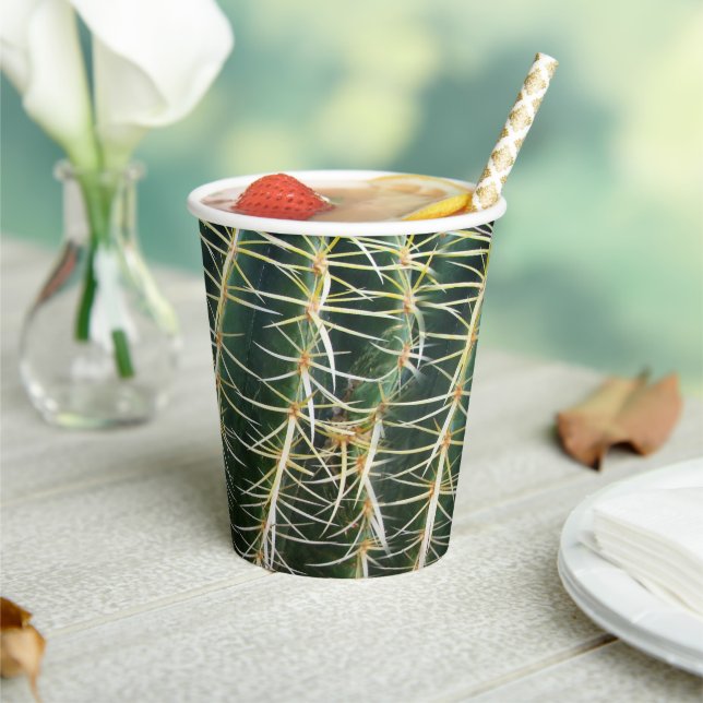 Cactus Funny Uncomfortable Needles Arid Plant Pape Paper Cups (Insitu)