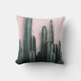 Cactus Garden Cushion   Throw Pillow
