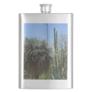 Cactus Garden Hip Flask