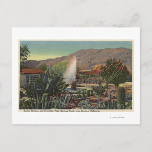 Cactus Garden, Palm Springs Hotel Postcard