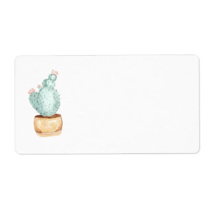 Cactus Garden   Watercolor Address