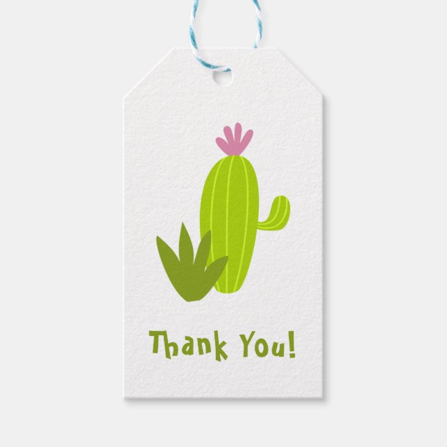 Cactus Gift Tags (Front)