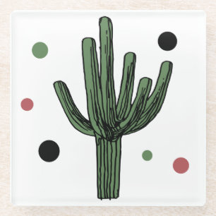 Cactus Glass Coaster