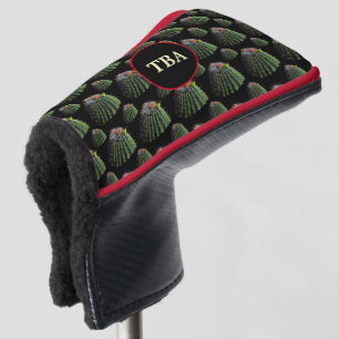 Cactus Golf Putter Cover - Personalised Monogram
