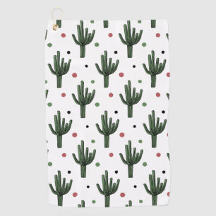 Cactus Golf Towel