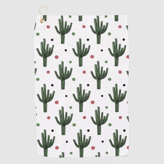 Cactus Golf Towel (Front)
