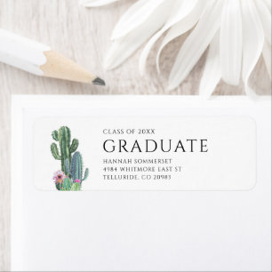 Cactus Graduation Return Address