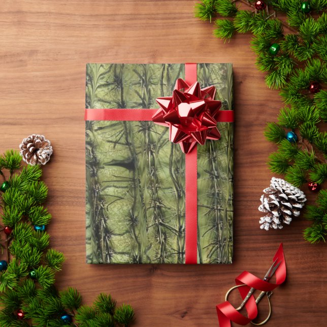 Cactus Green Wrapping Paper (Holiday Gift)