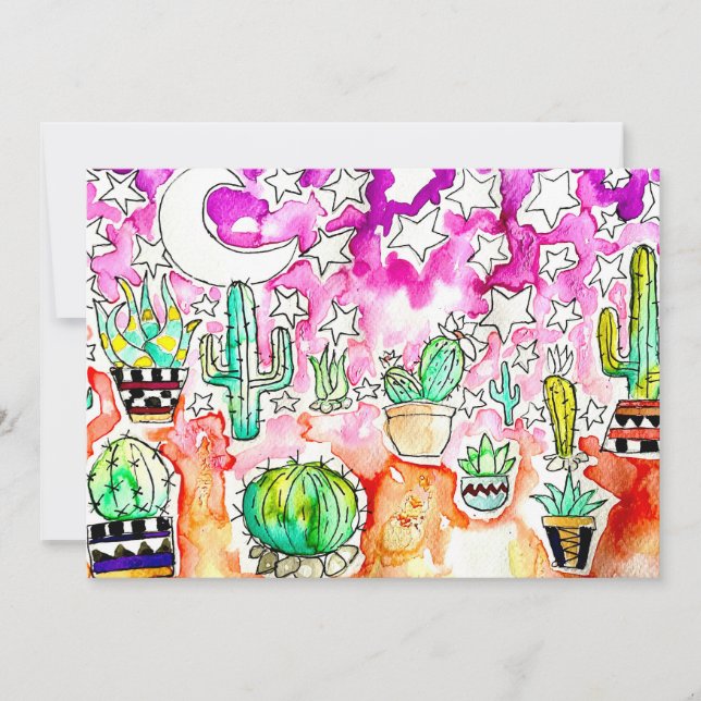 Cactus Greeting Card (Front)