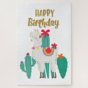 Cactus Happy Birthday Jigsaw Puzzle