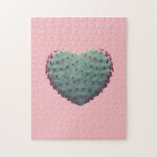 Cactus Heart Jigsaw Puzzle