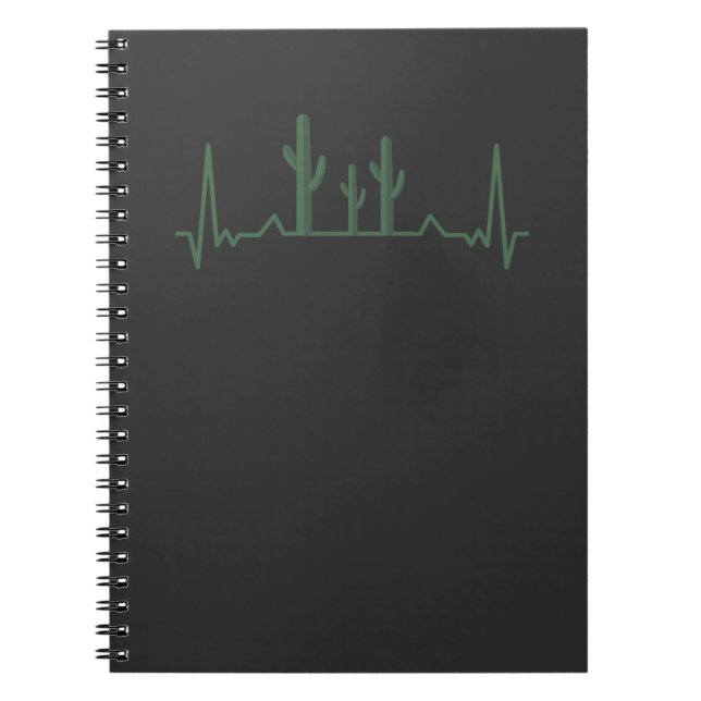 Cactus Heartbeat Notebook (Front)