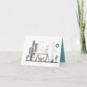 Cactus Holidays 1 Card